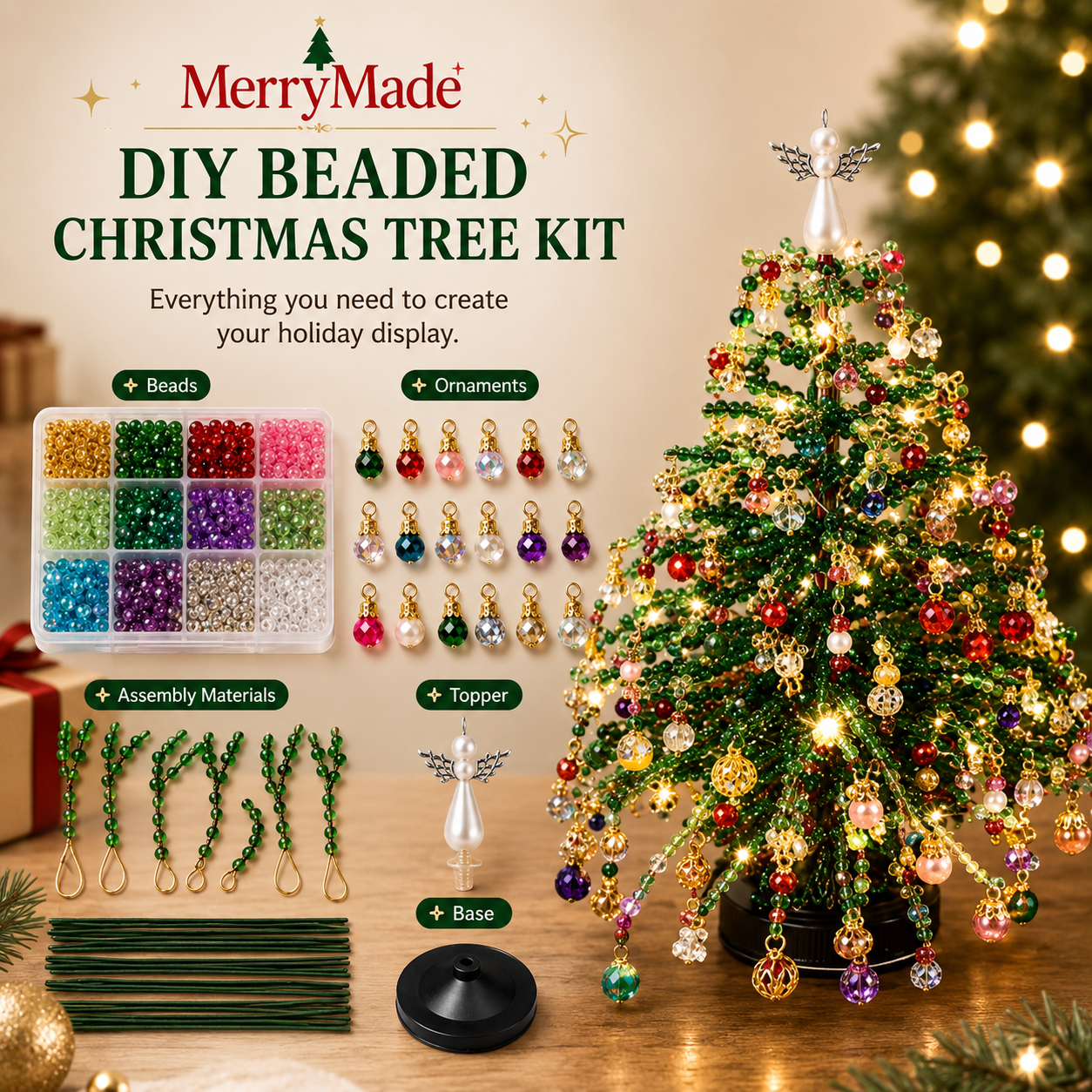 MerryMade™ Beaded Tree Kit